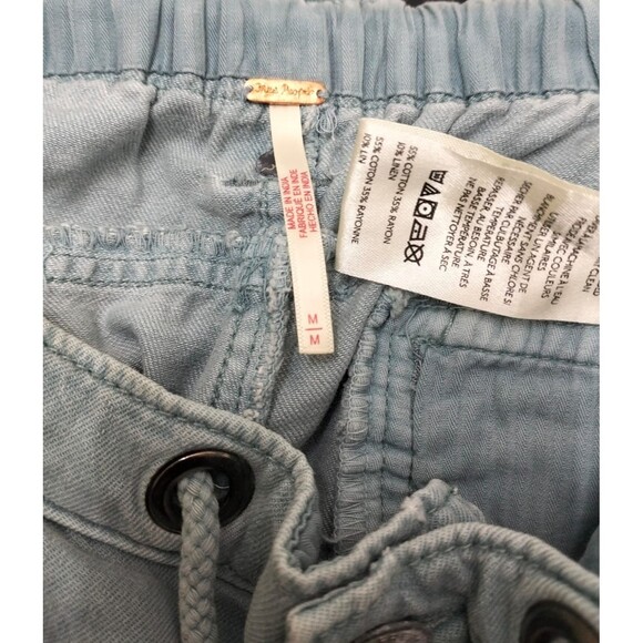 Free People Frankie Washed Shorts Low-Waisted Cargo Lightweight Casual M 283238 - Picture 8 of 8